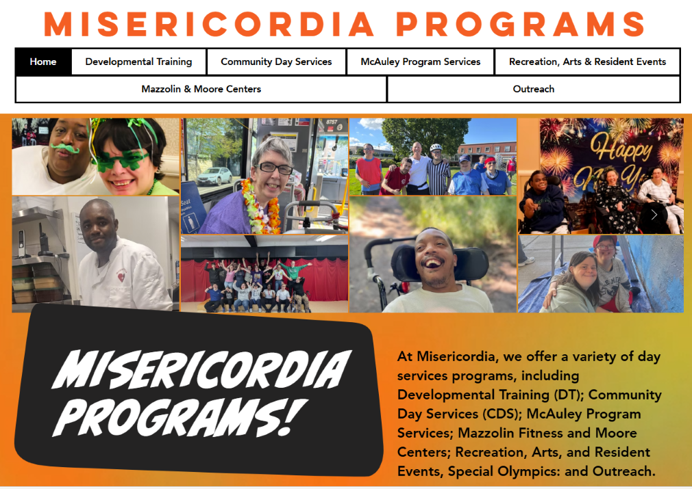Misericordia Programs website