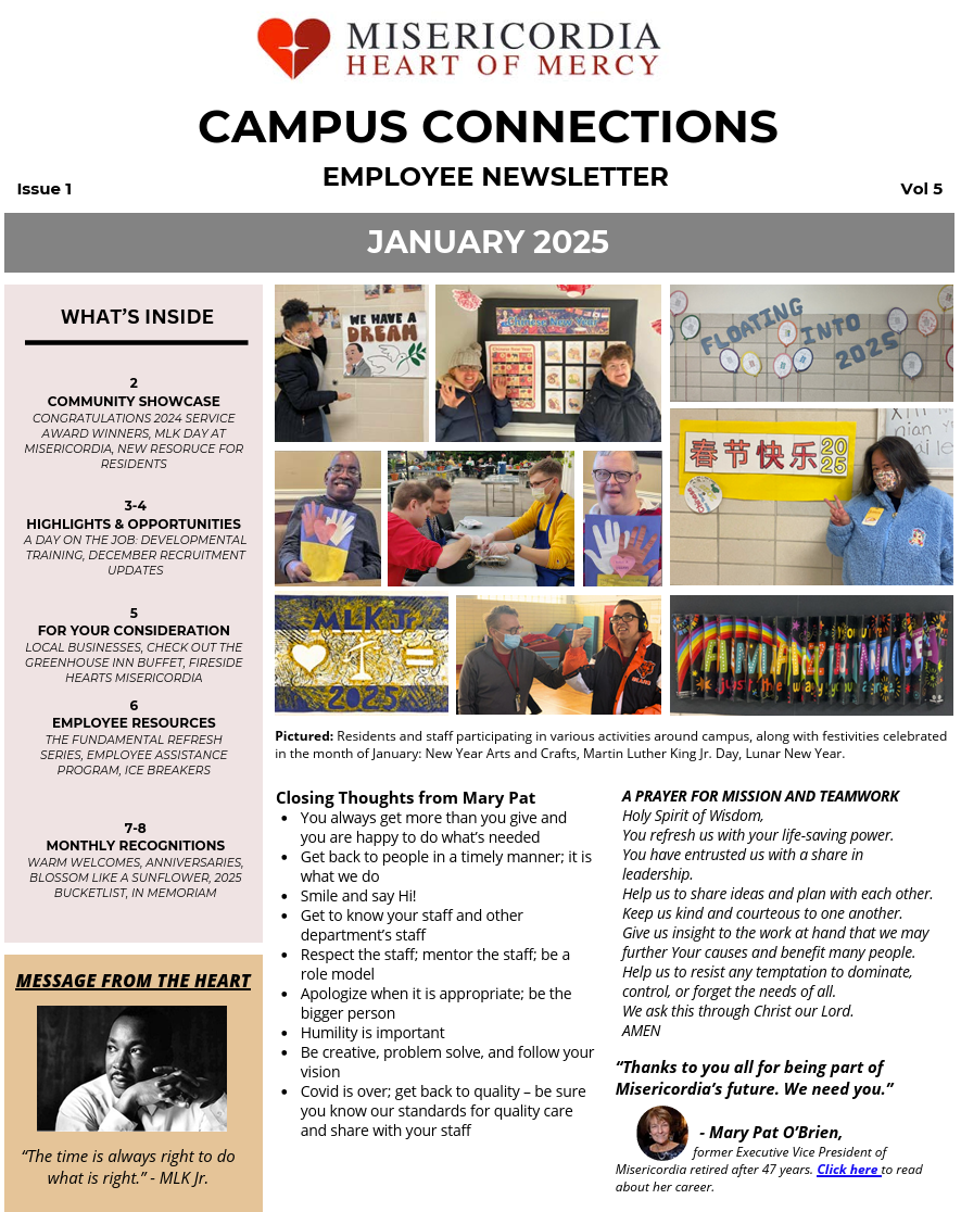 Campus Connections Jan 2025